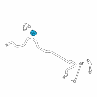 OEM 2000 BMW 540i Stabilizer Rubber Mounting Diagram - 31-35-1-093-794