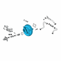 OEM Hyundai Tucson Booster Assembly-Brake Diagram - 59110-D3000