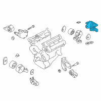 OEM Kia Sedona Bracket-Transmission, Mounting Diagram - 0K52Y39090A