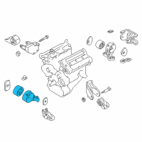 OEM Kia Sedona Engine Mounting Bracket Assembly Diagram - 0K52Y39060