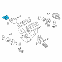 OEM Kia Sedona Engine Mounting Rubber, No.1 Diagram - 0K52Y39040A