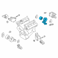 OEM 2004 Kia Sedona Bracket Assembly-Transmission Mounting Diagram - 0K52Y39070B