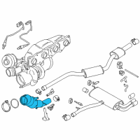 OEM 2013 BMW X3 Catalytic Converter Diagram - 18-32-7-646-432