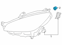 OEM Toyota GR86 Signal Bulb Diagram - SU003-08632