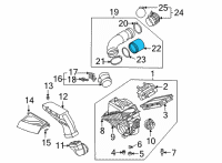 OEM Kia Sorento Pad Diagram - 28162L1600