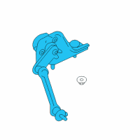 OEM 2014 Toyota Venza Height Sensor Diagram - 89407-0T010