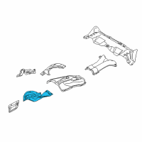 OEM BMW X5 Heat Insulation Front Front Wall Right Diagram - 51-48-7-158-414