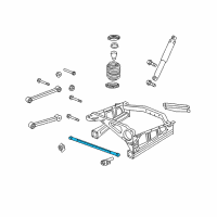 OEM Jeep Grand Cherokee TRACKBAR-Rear Diagram - 52089605AD