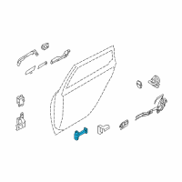 OEM Infiniti M45 Check Link Assembly-Rear Door, RH Diagram - 82430-EG00A