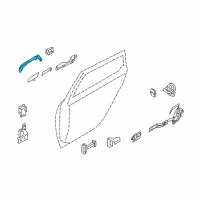 OEM 2006 Infiniti M45 Grip-Outside Handle, R Diagram - 82640-EG011