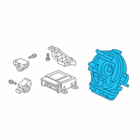 OEM 2019 Acura MDX Reel Assembly, Cable Diagram - 77900-TLA-D62