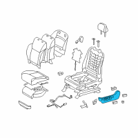 OEM 2013 Lexus LX570 Shield, Front Seat Cushion Diagram - 71812-60270-A1