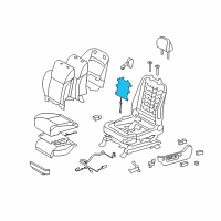 OEM 2017 Lexus LX570 Heater Assembly, Seat Diagram - 87510-60630