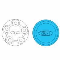 OEM 2002 Ford Explorer Sport Wheel Cap Diagram - 1L5Z-1130-AA