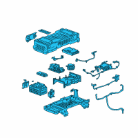 OEM GMC Battery Assembly Diagram - 24287865