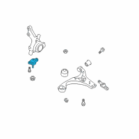 OEM Kia Forte Koup Ball Joint Assembly Diagram - 517602G000