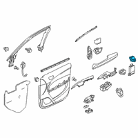 OEM Acura Switch, Seat Memory Diagram - 35961-TZ5-A01