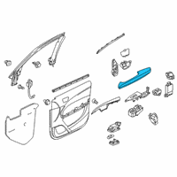 OEM 2020 Acura MDX Armrest Assembly, Right Front Door Lining (Type Z) (Leather) Diagram - 83502-TZ5-A51ZF