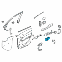 OEM 2014 Acura MDX Switch Assembly Diagram - 35750-TZ5-A01