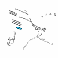 OEM 2001 Toyota Echo Wiper Motor Diagram - 85110-52130