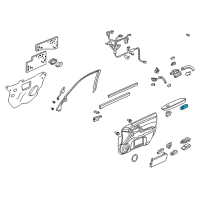 OEM 2011 Acura RL Switch Assembly, Power Seat Memory Diagram - 35961-SJA-A02