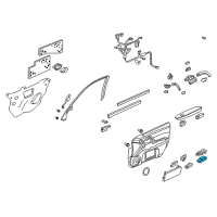 OEM Acura RL Switch Assembly, Power Window Master (Dark Silver) Diagram - 35750-SJA-A01ZA