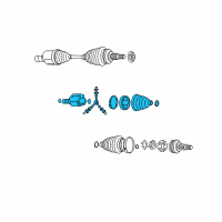 OEM 2008 Pontiac Torrent CV Joint Diagram - 19149848