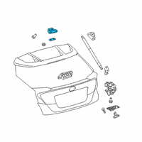 OEM 2018 Toyota C-HR Hinge Diagram - 68810-10031