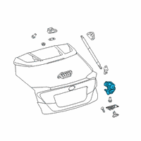 OEM 2020 Toyota C-HR Lock Diagram - 69350-10140