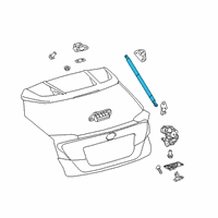 OEM 2021 Toyota C-HR Lift Cylinder Diagram - 68950-0WJ20