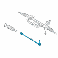 OEM 2015 BMW X4 Steering Linkage Tie Rod Assembly Diagram - 32-10-6-787-472