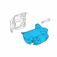 OEM 2014 Lexus LX570 Starter Assy Diagram - 28100-0S050