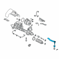 OEM Honda Civic End Complete, Tie Rod R Diagram - 53540-TGH-A01