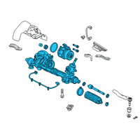 OEM 2019 Honda Civic Rack Assembly, Power Steering (Eps) (Service) Diagram - 53620-TGH-A11
