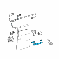 OEM 2003 Dodge Sprinter 2500 SPRINTER-Cargo Door Diagram - 5104415AA