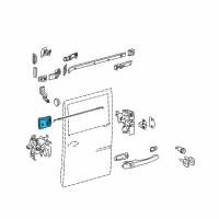 OEM Dodge Sprinter 3500 Handle-Sliding Door Interior Diagram - 5132049AA