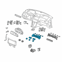 OEM 2012 Honda Crosstour Contl Diagram - 79600-TP6-A02ZA