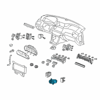 OEM Honda Switch Assembly, Engine Start & Stop Diagram - 35881-TP6-A01
