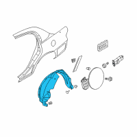 OEM 2009 Kia Amanti Guard Assembly-Rear Wheel Diagram - 868223F500