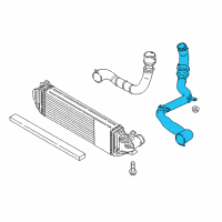 OEM 2017 Ford Focus Air Duct Diagram - G1FZ-6C646-A