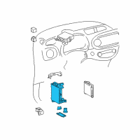 OEM 2012 Toyota Yaris Junction Block Diagram - 82730-52M60