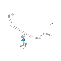 OEM 2008 BMW M3 Rubber Mount, Stabiliser, Lower Section Diagram - 31-35-2-283-967