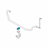 OEM 2010 BMW M3 Rubber Mount, Stabiliser, Upper Section Diagram - 31-35-2-283-968