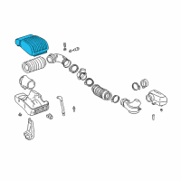 OEM 1997 GMC K3500 Housing-Air Cleaner Upper Diagram - 15998570