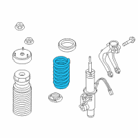 OEM BMW X6 Coil Spring, Front Diagram - 31-33-6-792-969