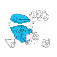 OEM Pontiac Grand Prix Cleaner Asm-Air Diagram - 25161467