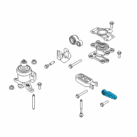 OEM 2016 Ford Edge Bracket Diagram - HP5Z-6E042-A