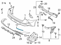 OEM 2021 Kia K5 Lamp Assembly-Rear R/REF Diagram - 92406L2000