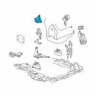 OEM Pontiac G6 Bracket-Trans Mount Diagram - 22633010