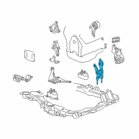 OEM Pontiac G6 Bracket Asm-Trans Rear Mount Diagram - 15251376